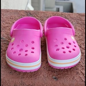 Toddler Pink Crocs size 6C